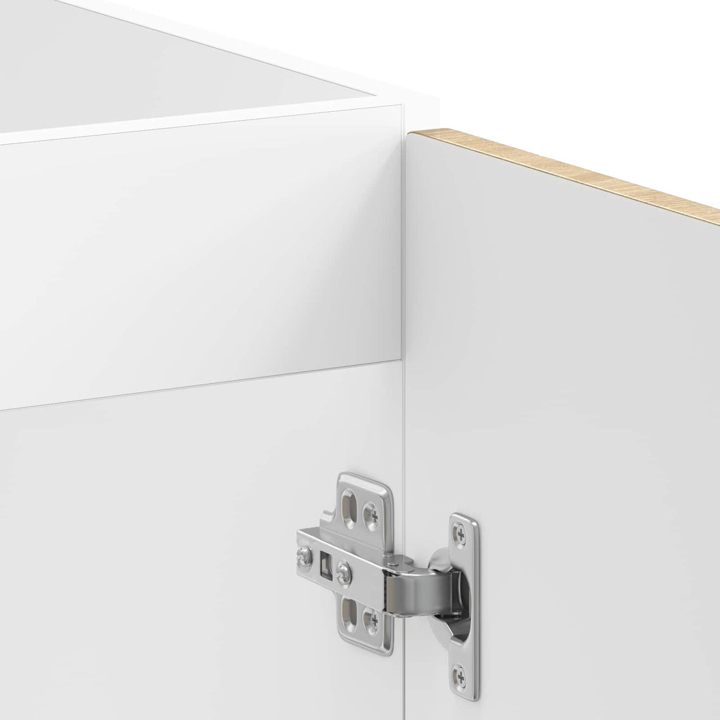 Waschbecken-Unterschrank Porto 2 pcs Braun Holzwerkstoff