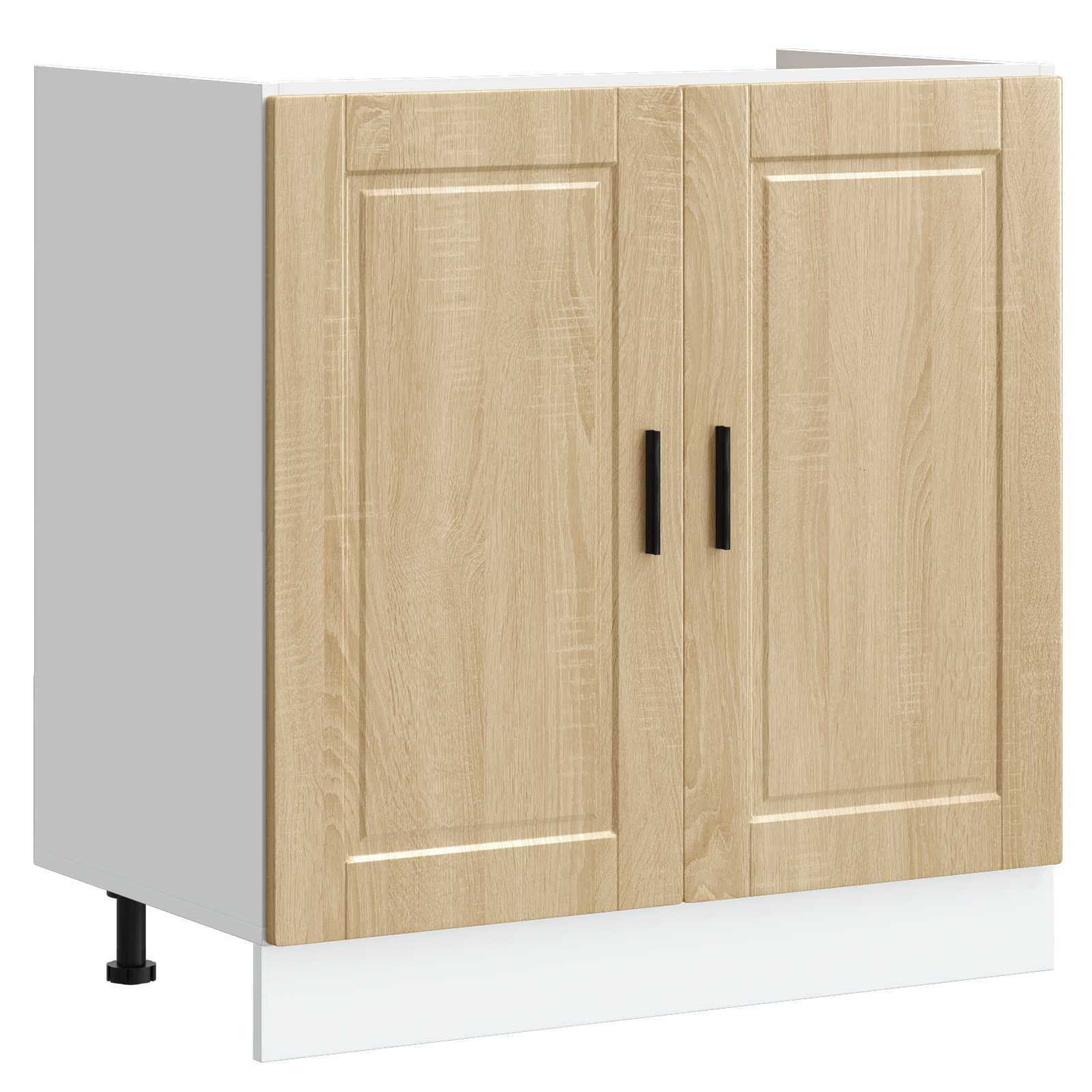 Waschbecken-Unterschrank Porto 2 pcs Braun Holzwerkstoff
