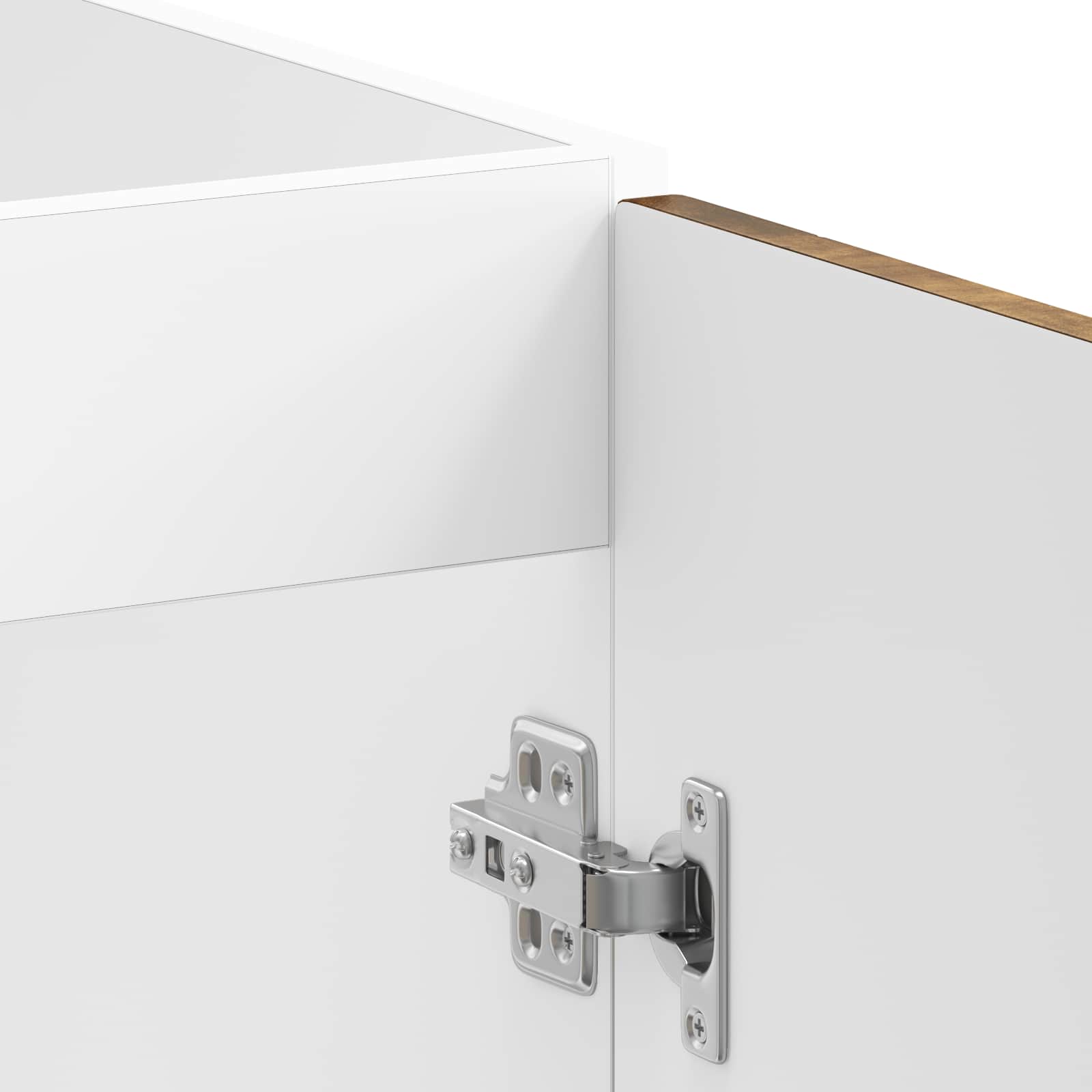Waschbecken-Unterschrank Porto 2 pcs Braun Holzwerkstoff