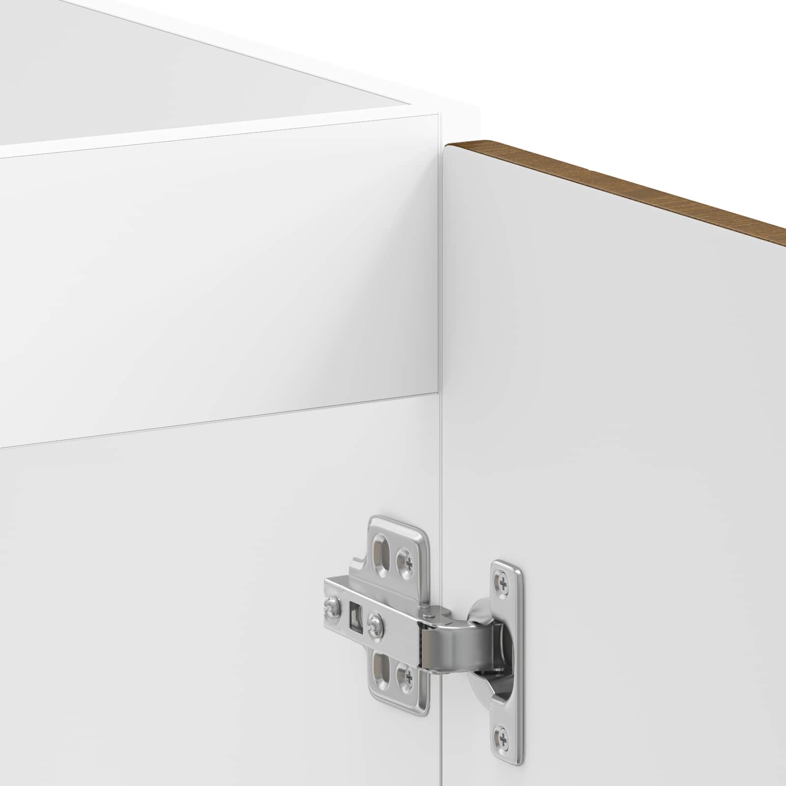 Waschbecken-Unterschrank Porto 2 pcs Braun Holzwerkstoff