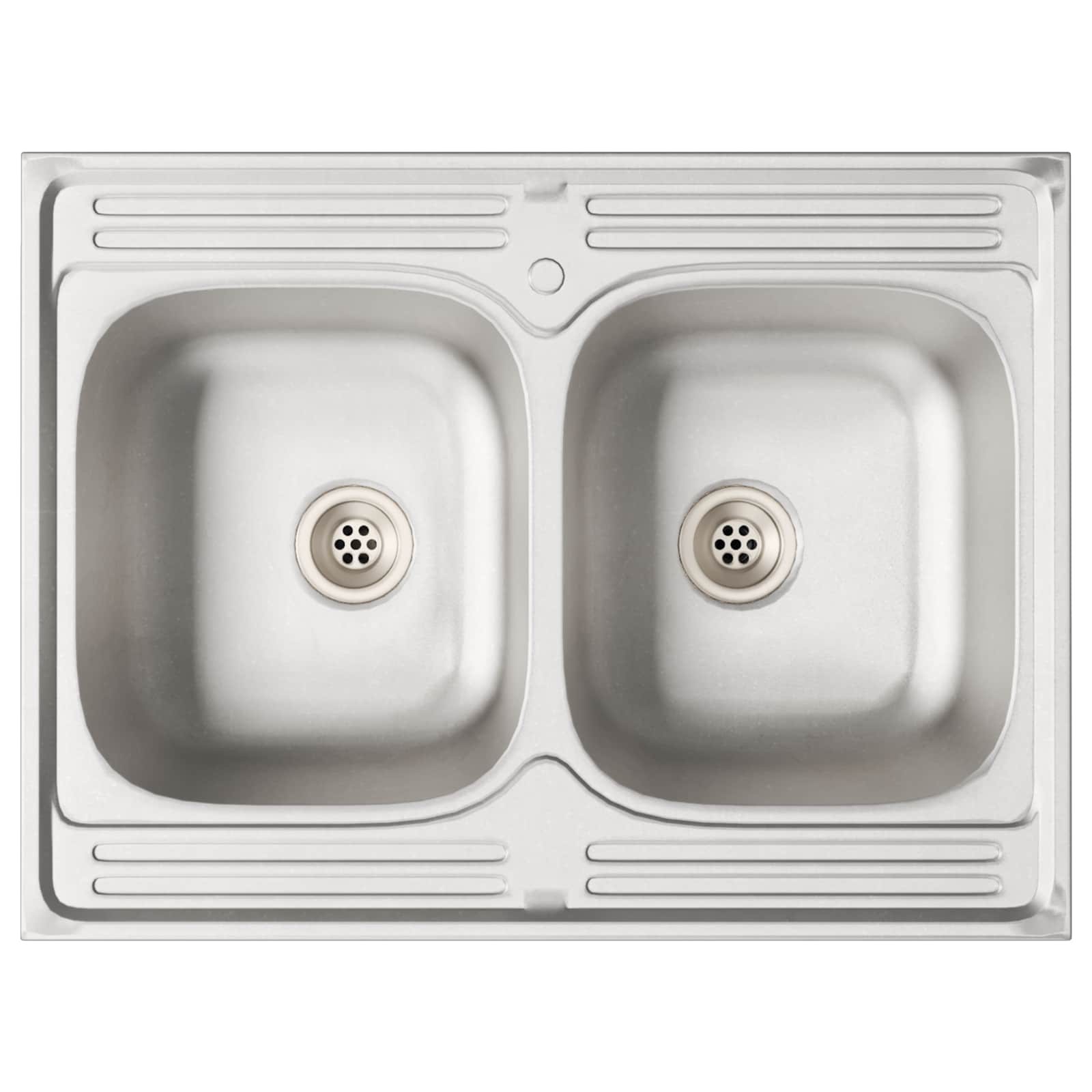 Waschbecken-Unterschrank Porto 2 pcs Braun Holzwerkstoff