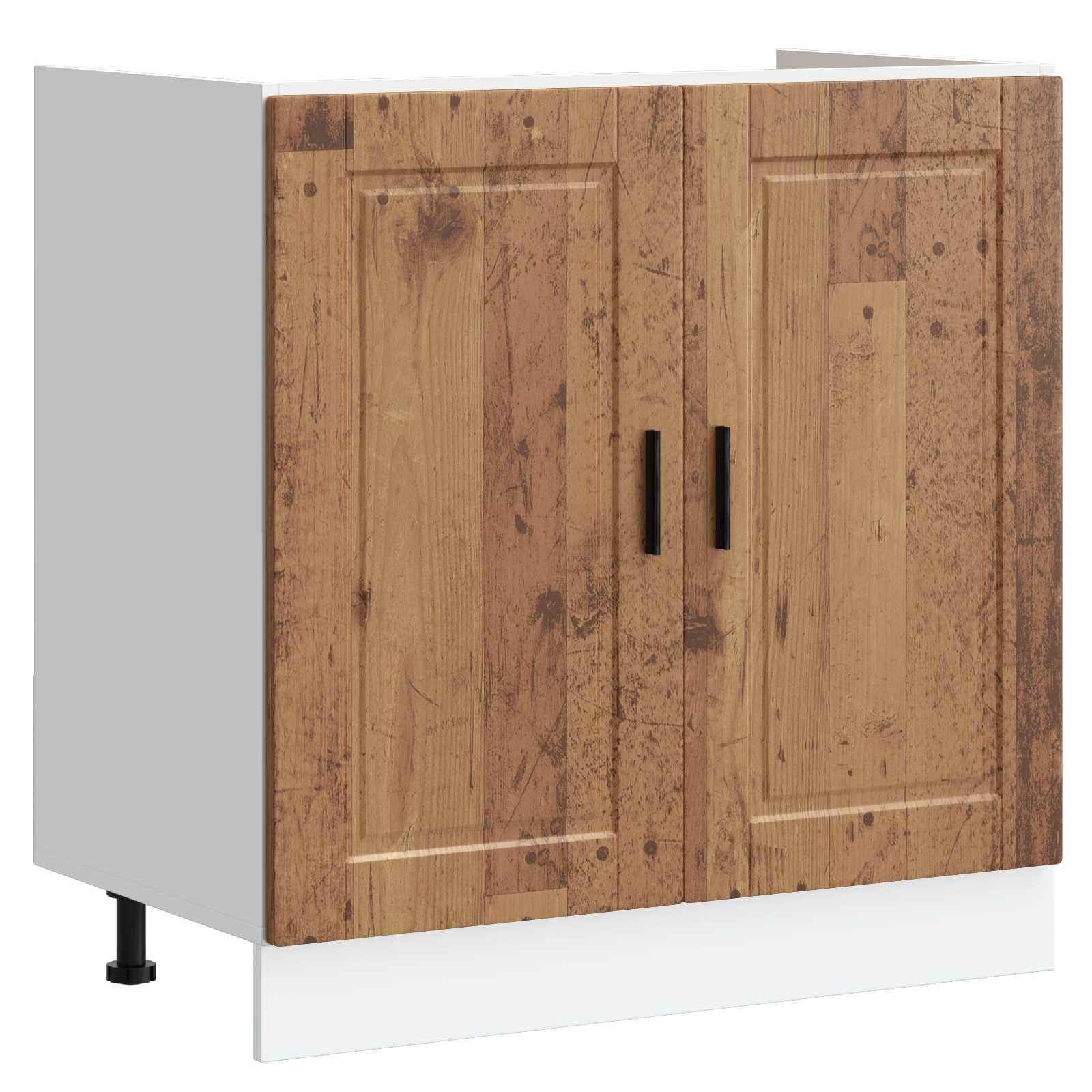 Waschbecken-Unterschrank Porto 2 pcs Braun Holzwerkstoff
