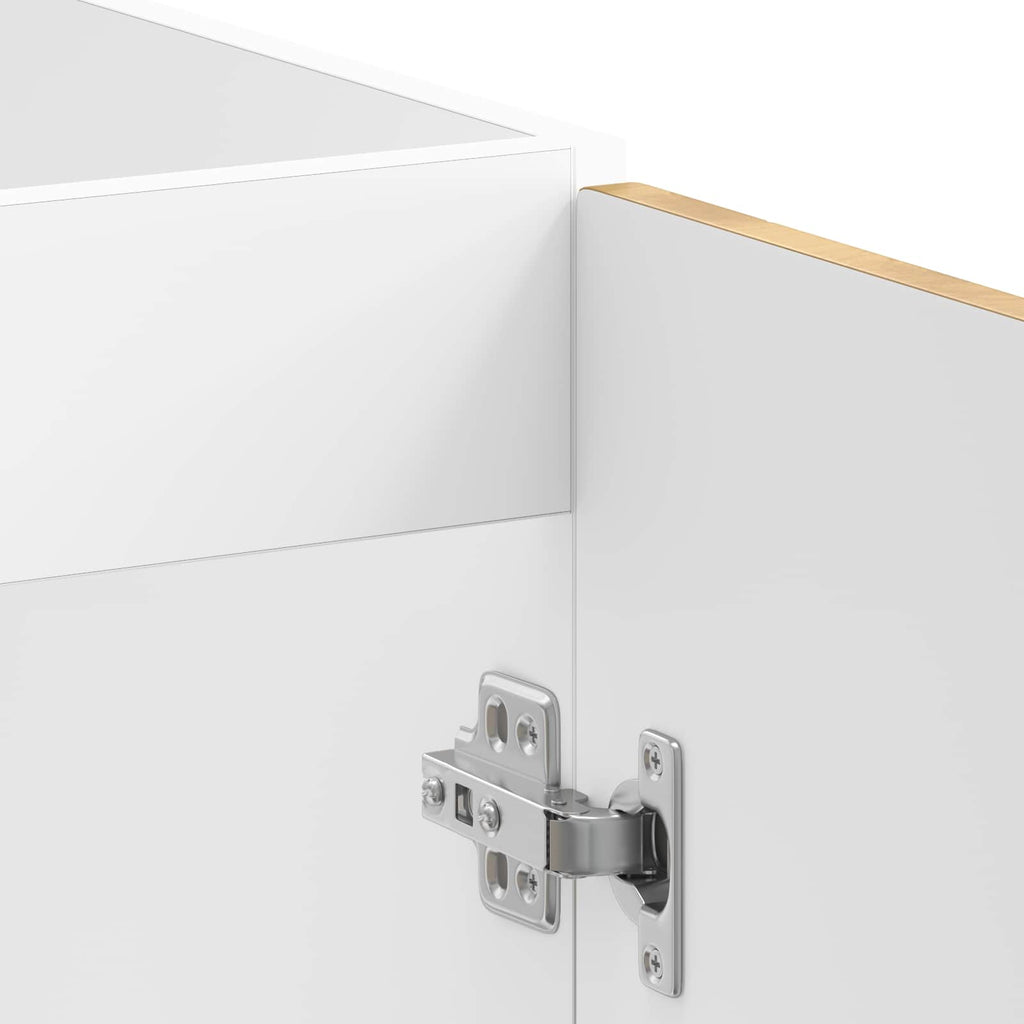 Waschbecken-Unterschrank Porto 2 pcs Braun Holzwerkstoff