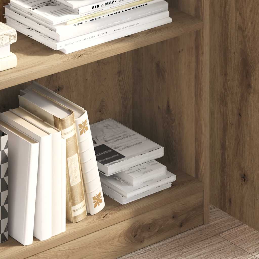 Bücherregal Artisan-Eiche 80x24x109 cm Holzwerkstoff