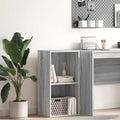 Bücherregal Grau Sonoma 40x30x77 cm Holzwerkstoff