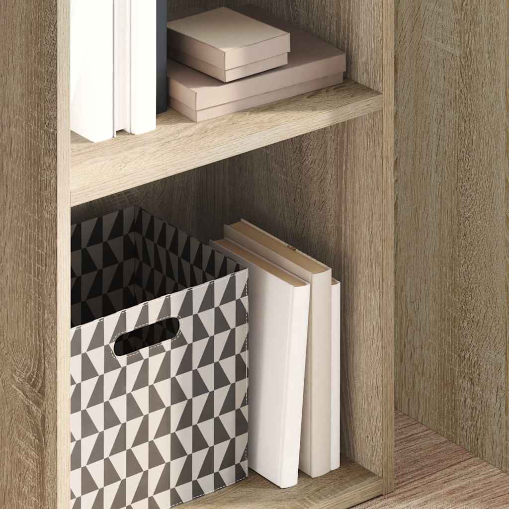 Bücherregal Sonoma-Eiche 40x30x152 cm Holzwerkstoff
