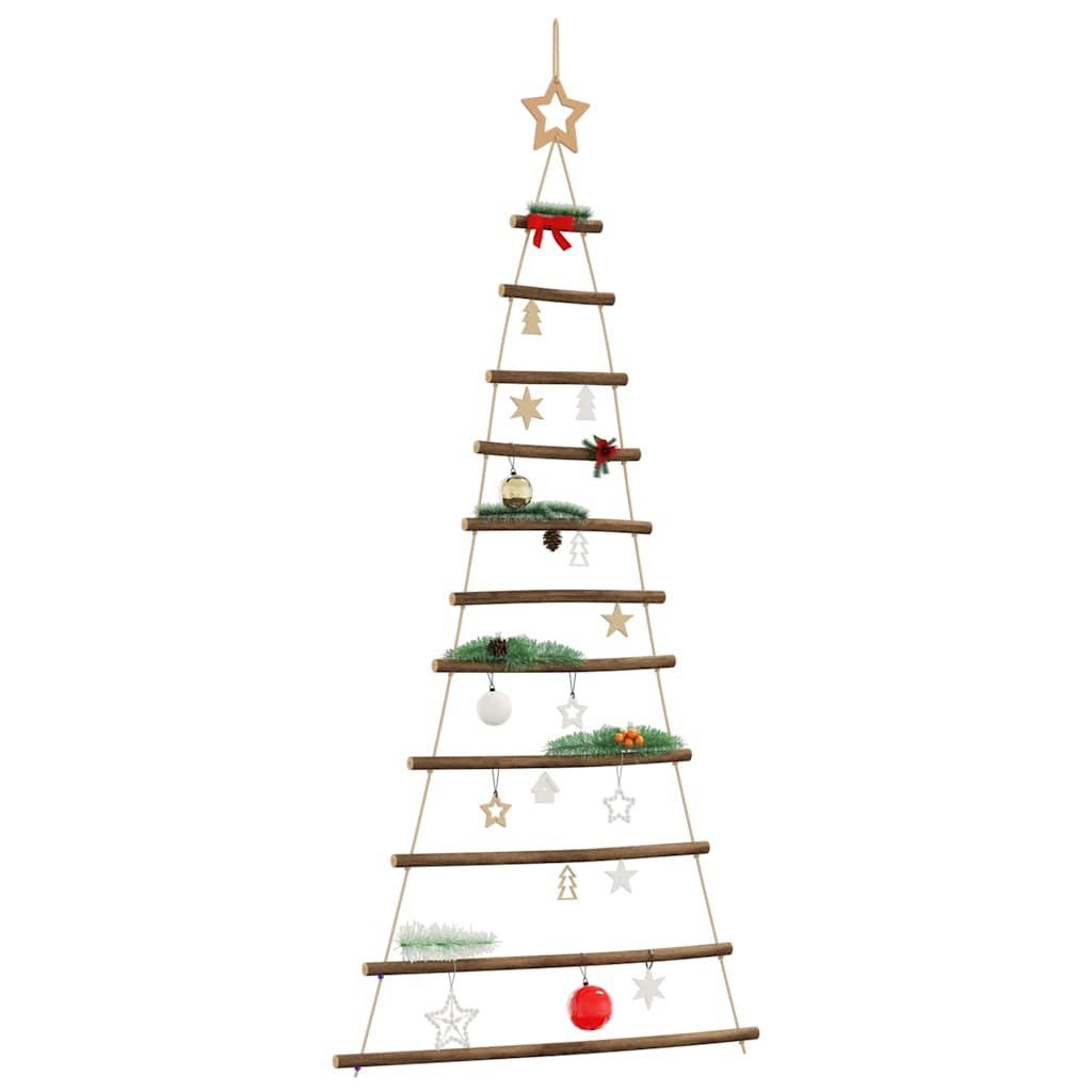 Hängender Weihnachtsbaum mit Sternspitze 74x150 cm Naturzweig