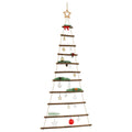 Hängender Weihnachtsbaum mit Sternspitze 74x150 cm Naturzweig