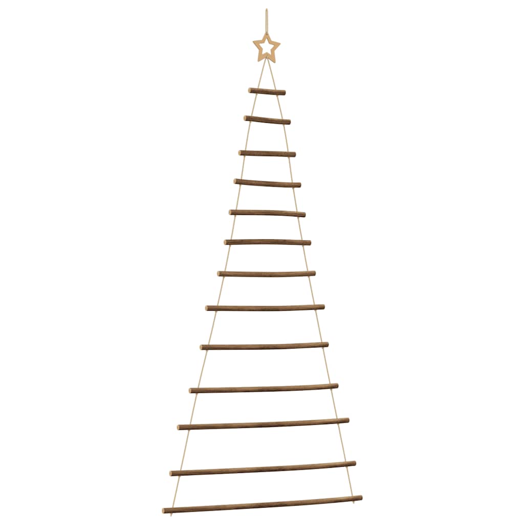 Hängender Weihnachtsbaum mit Sternspitze 86x180 cm Naturzweig