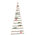 Hängender Weihnachtsbaum mit Sternspitze 86x180 cm Naturzweig