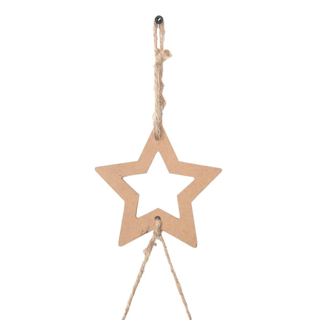 Hängender Weihnachtsbaum mit Sternspitze 100x210 cm Naturzweig