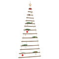 Hängender Weihnachtsbaum mit Sternspitze 100x210 cm Naturzweig