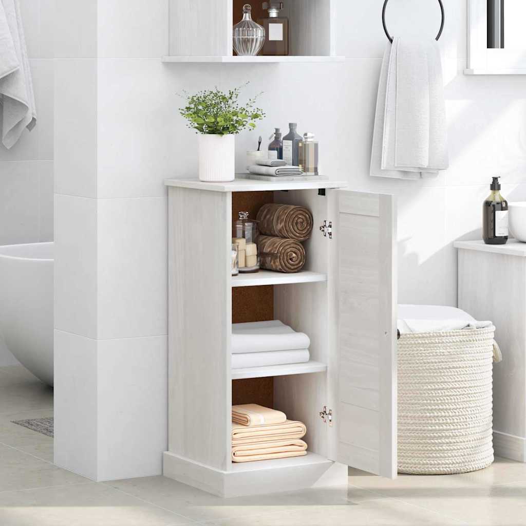Badezimmerschrank VIGO Weiß und Antikweiß 37,5 x 34 x 80 cm