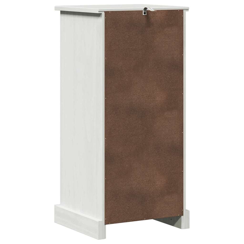 Badezimmerschrank VIGO Weiß und Antikweiß 37,5 x 34 x 80 cm