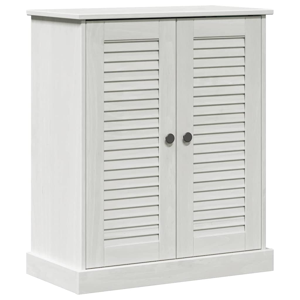 Badezimmerschrank VIGO Weiß und Antikweiß 68 x 34 x 80 cm