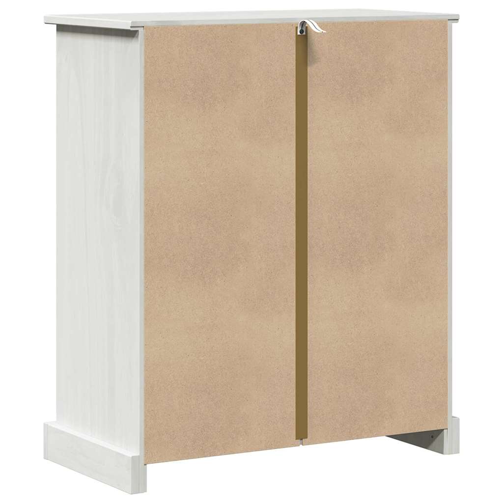 Badezimmerschrank VIGO Weiß und Antikweiß 68 x 34 x 80 cm