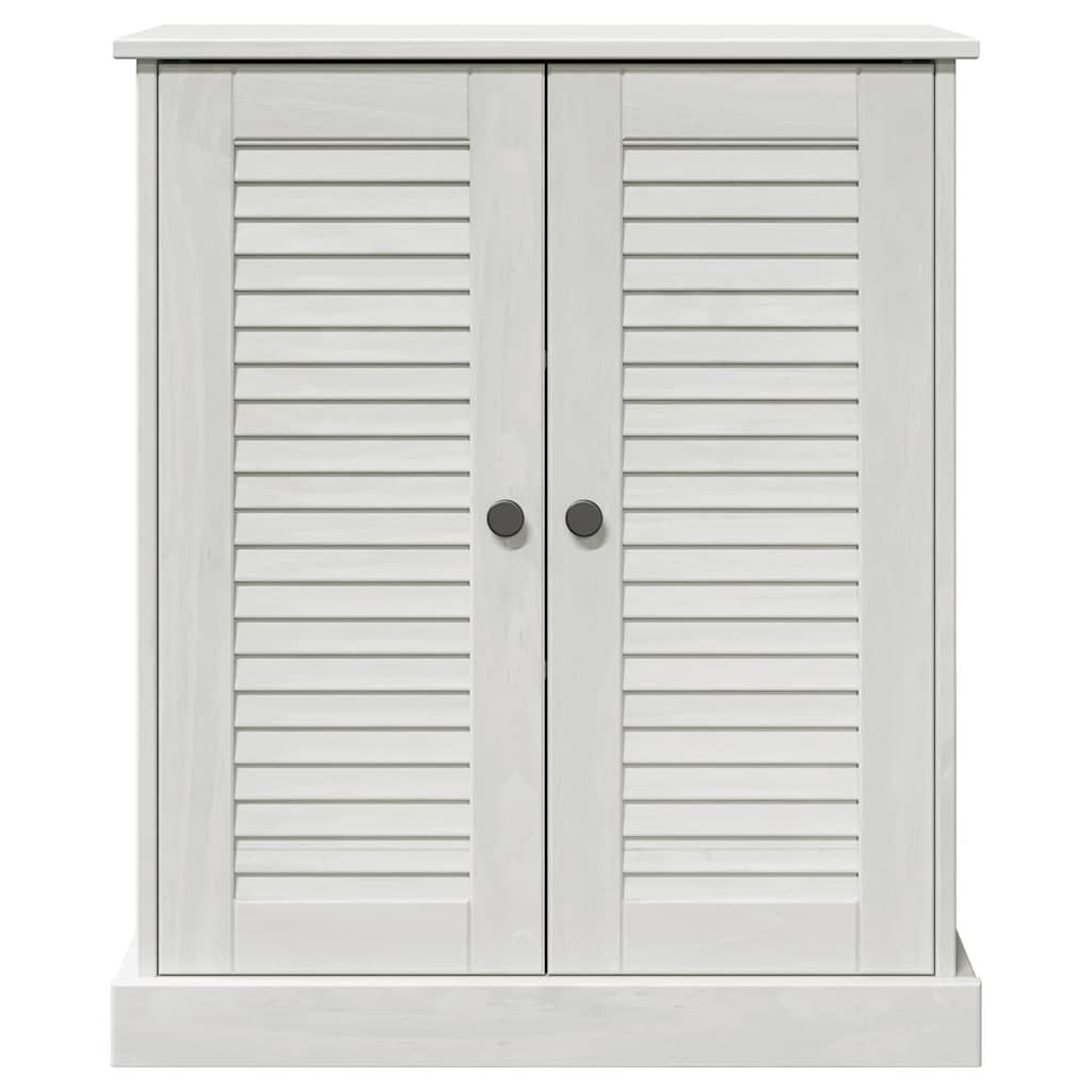 Badezimmerschrank VIGO Weiß und Antikweiß 68 x 34 x 80 cm