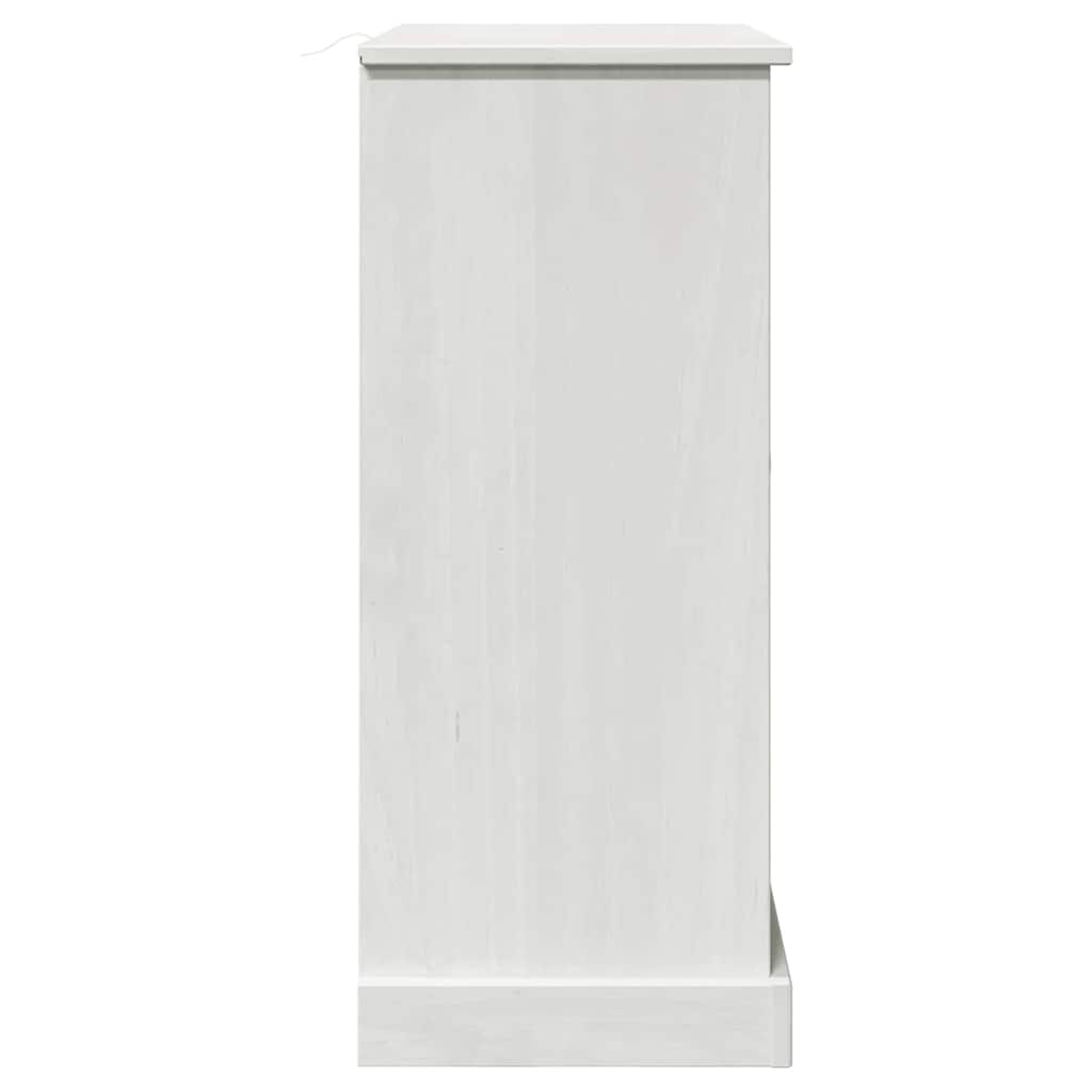 Badezimmerschrank VIGO Weiß und Antikweiß 68 x 34 x 80 cm