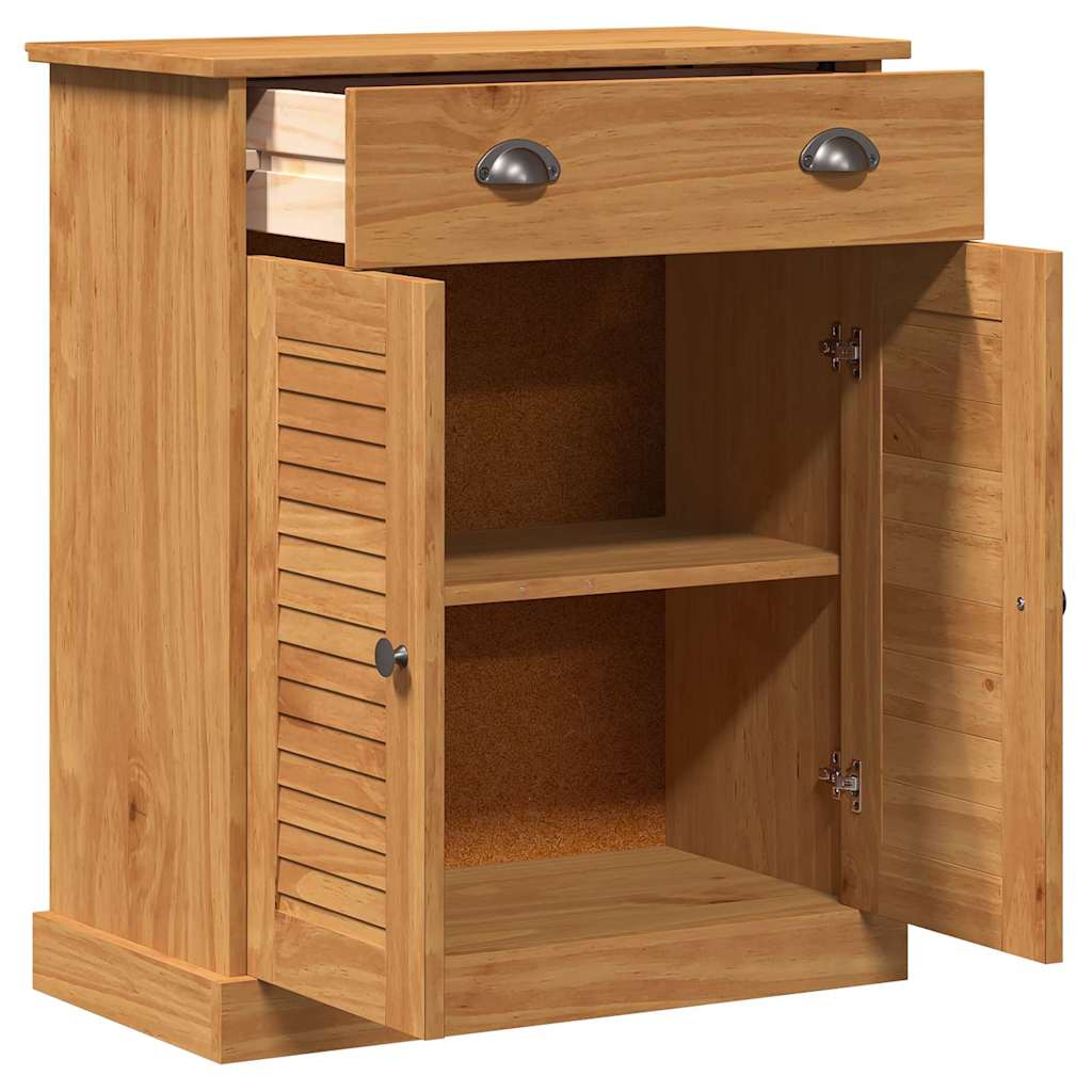 Badezimmerschrank VIGO Braun und Honigbraun 68 x 34 x 80 cm