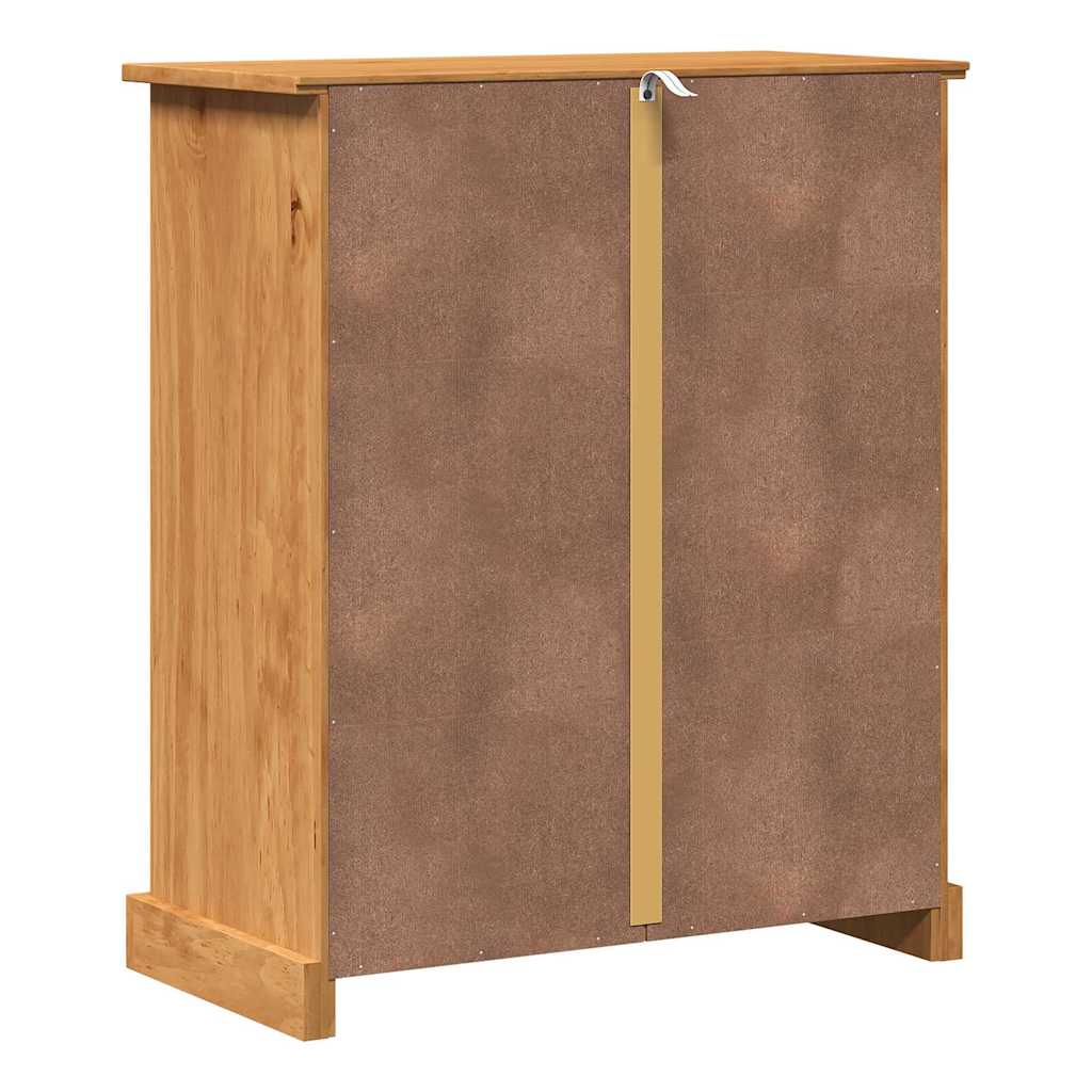 Badezimmerschrank VIGO Braun und Honigbraun 68 x 34 x 80 cm