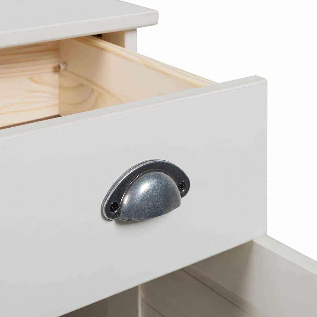 Badezimmerschrank VIGO Weiß und Antikweiß 68 x 34 x 80 cm