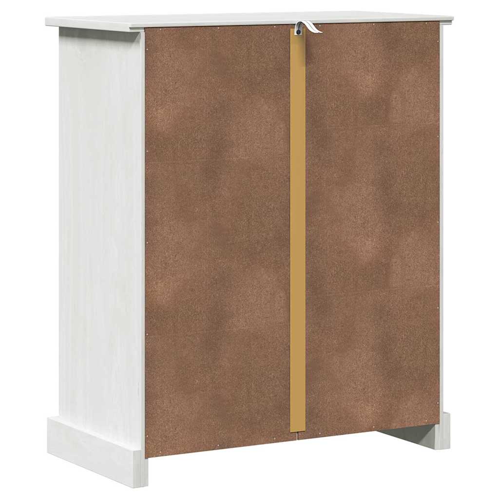 Badezimmerschrank VIGO Weiß und Antikweiß 68 x 34 x 80 cm