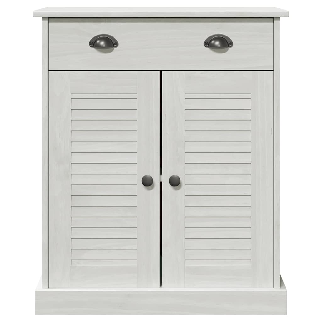 Badezimmerschrank VIGO Weiß und Antikweiß 68 x 34 x 80 cm