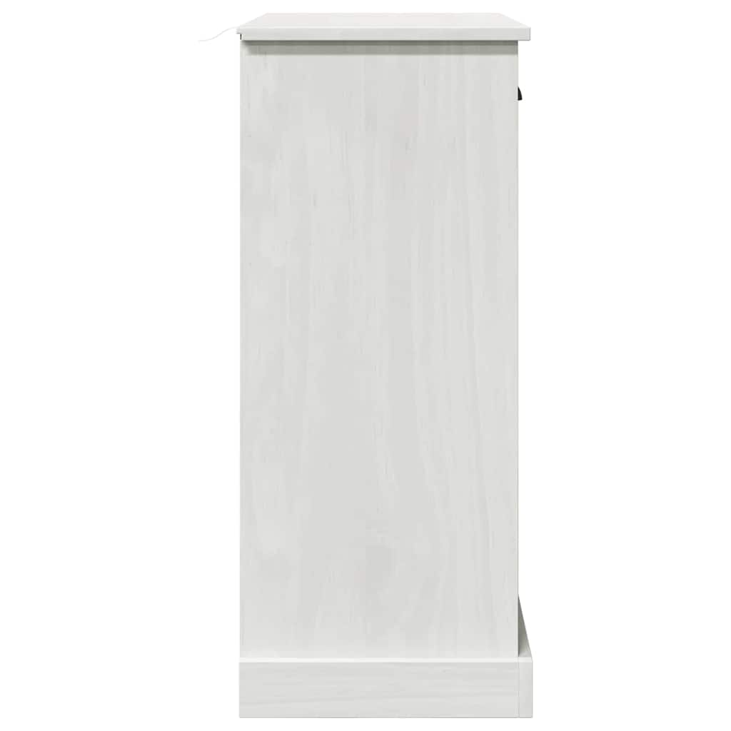 Badezimmerschrank VIGO Weiß und Antikweiß 68 x 34 x 80 cm