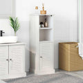 Badezimmerschrank VIGO Weiß und Antikweiß 37 x 34 x 110 cm