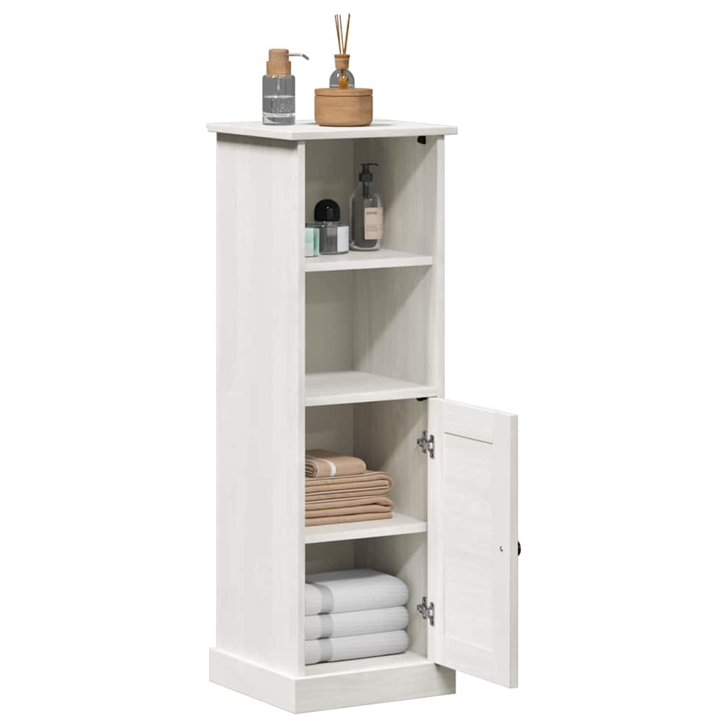 Badezimmerschrank VIGO Weiß und Antikweiß 37 x 34 x 110 cm
