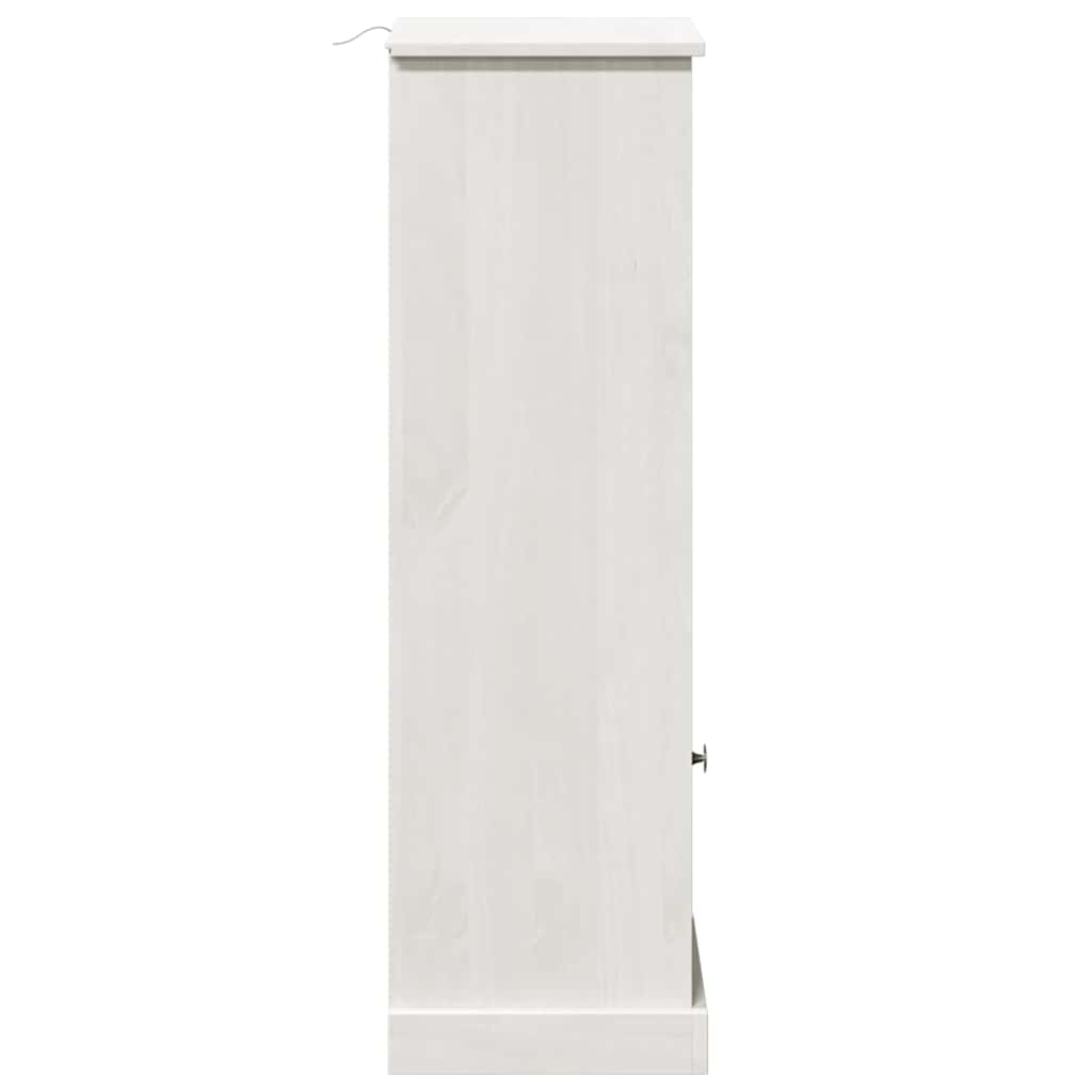 Badezimmerschrank VIGO Weiß und Antikweiß 37 x 34 x 110 cm