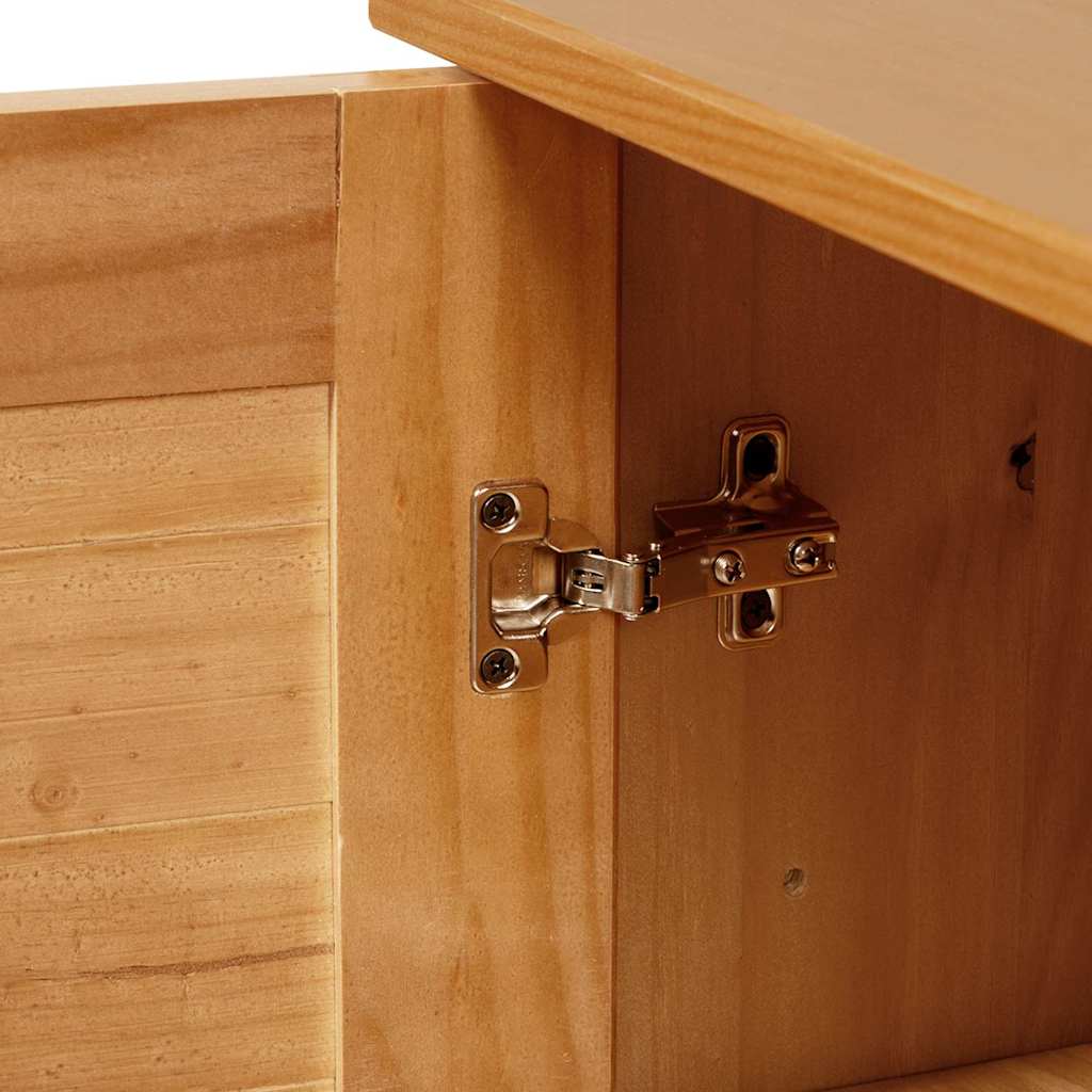 Badezimmerschrank VIGO Braun und Honigbraun 68 x 34 x 110 cm