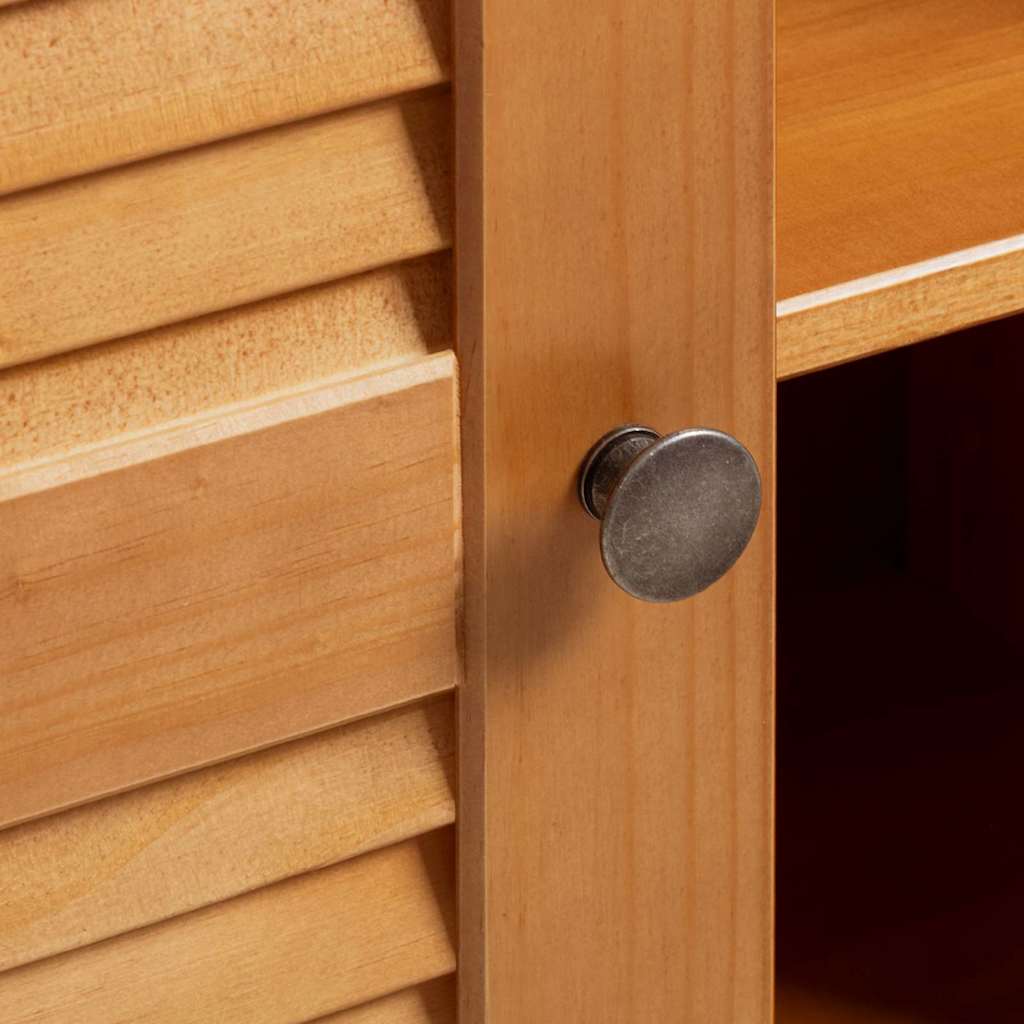 Badezimmerschrank VIGO Braun und Honigbraun 68 x 34 x 110 cm