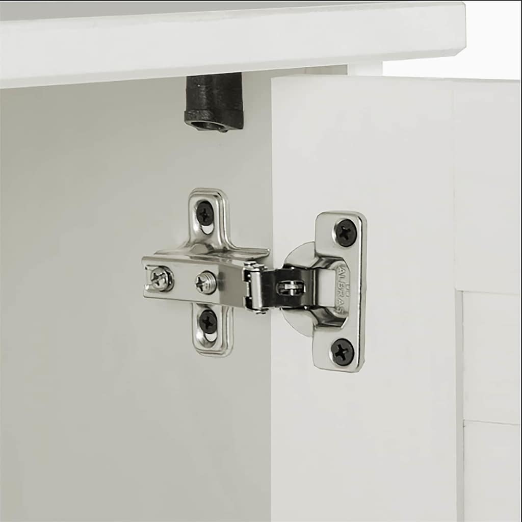 Badezimmerschrank VIGO Weiß und Antikweiß 37 x 34 x 71,5 cm