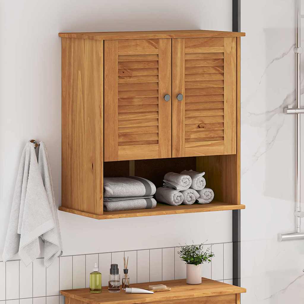 Badezimmerschrank VIGO Braun und Honigbraun 67,5 x 34 x 71,5 cm