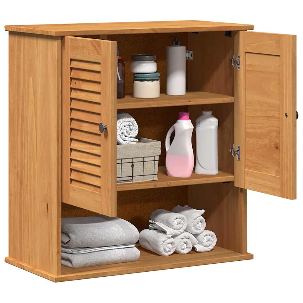 Badezimmerschrank VIGO Braun und Honigbraun 67,5 x 34 x 71,5 cm