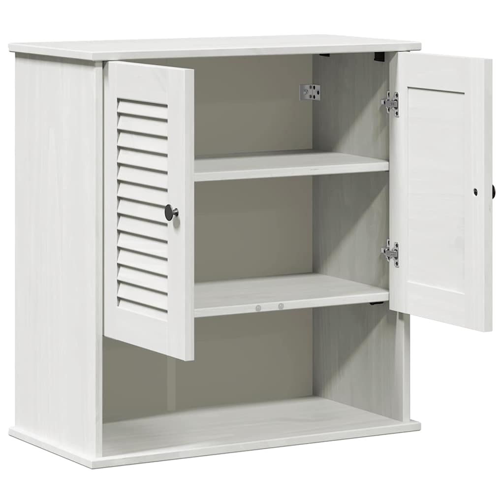 Badezimmerschrank VIGO Weiß und Antikweiß 67,5 x 34 x 71,5 cm