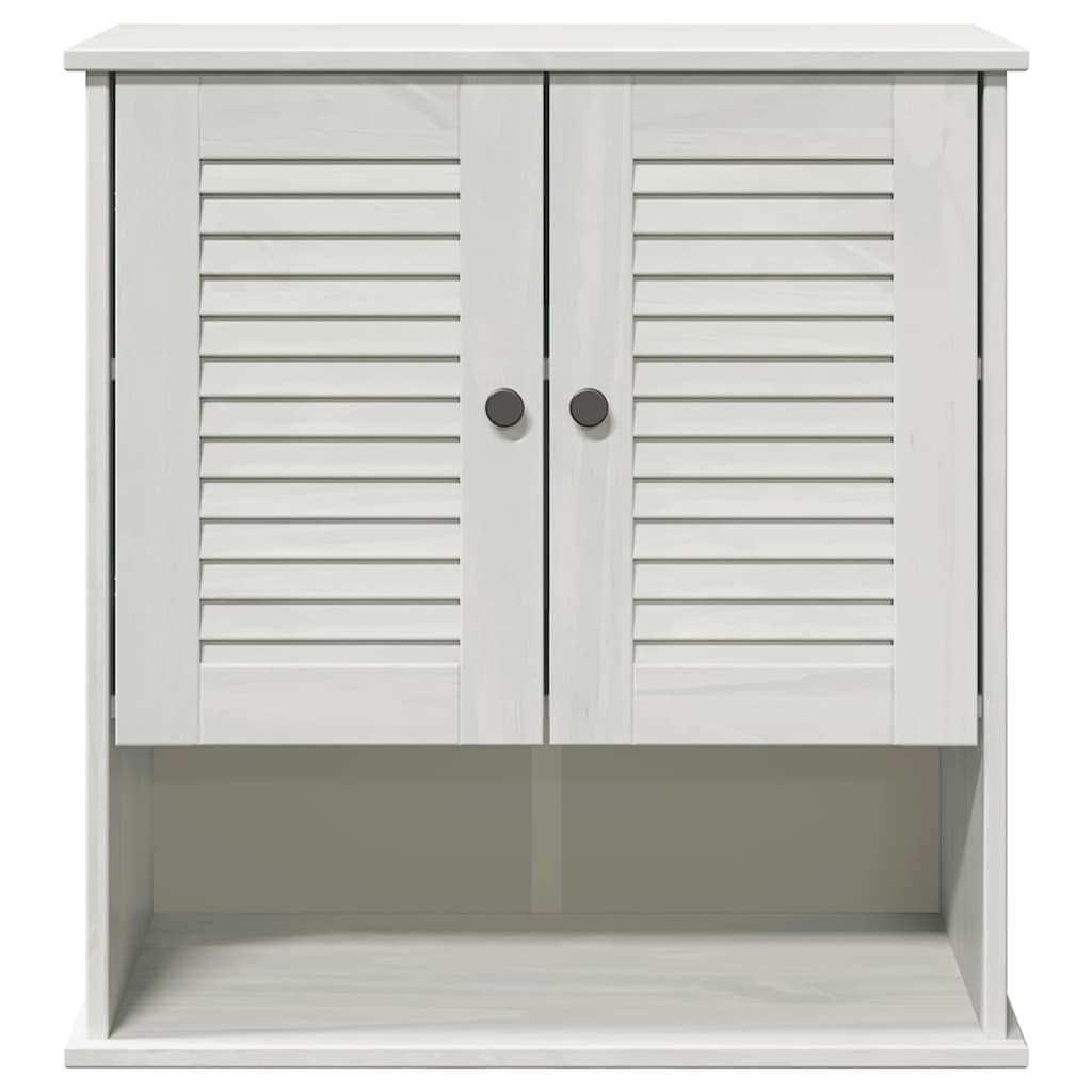 Badezimmerschrank VIGO Weiß und Antikweiß 67,5 x 34 x 71,5 cm