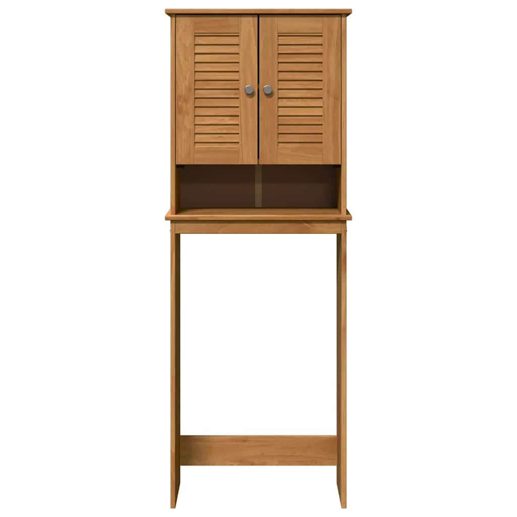 Toilettenschrank VIGO Braun und Honigbraun 60 x 27 x 161 cm