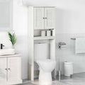Toilettenschrank VIGO Weiß und Antikweiß 60 x 27 x 161 cm