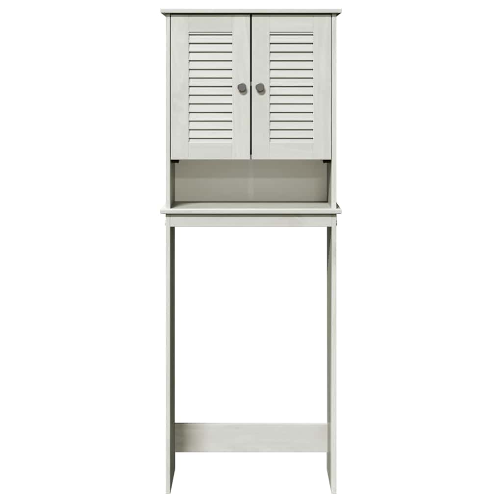 Toilettenschrank VIGO Weiß und Antikweiß 60 x 27 x 161 cm