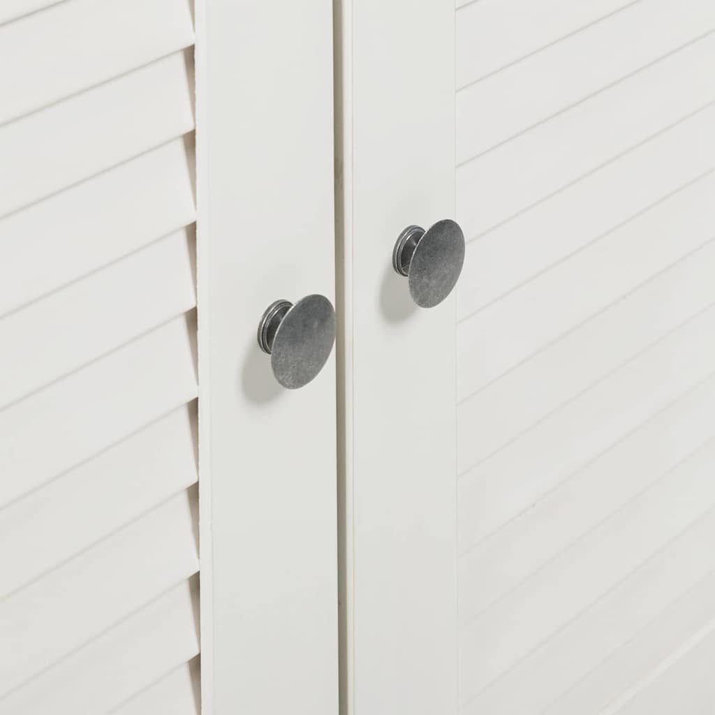 Waschmaschinen-Schrank mit Regal VIGO Weiß und Antikweiß