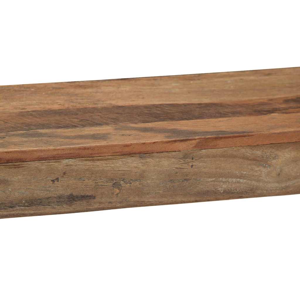 Beistelltisch Braun 110 x 35 x 76 cm Massives upgecyceltes Holz