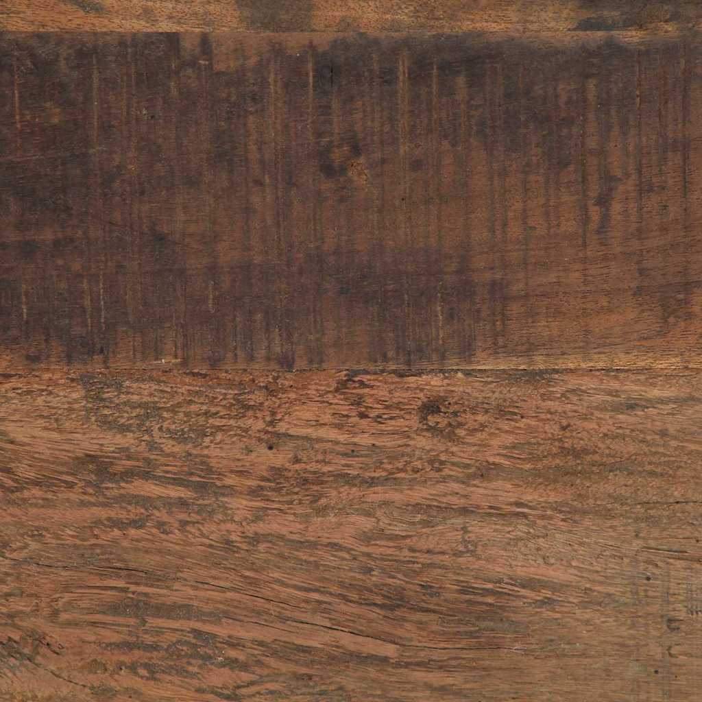 Beistelltisch Braun 110 x 35 x 76 cm Massives upgecyceltes Holz