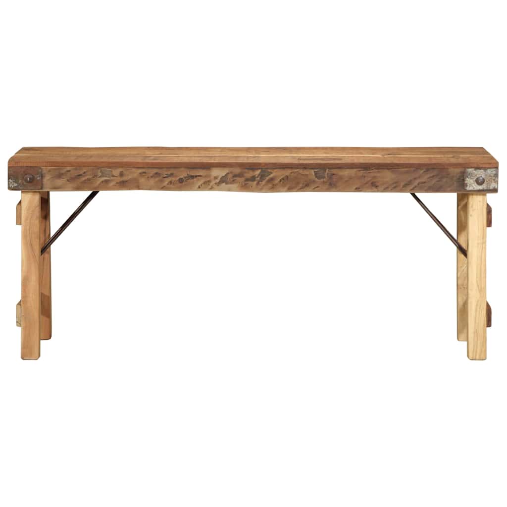 Bank Natur 110 x 35 x 46 cm Wiederverwertetes altes Holz