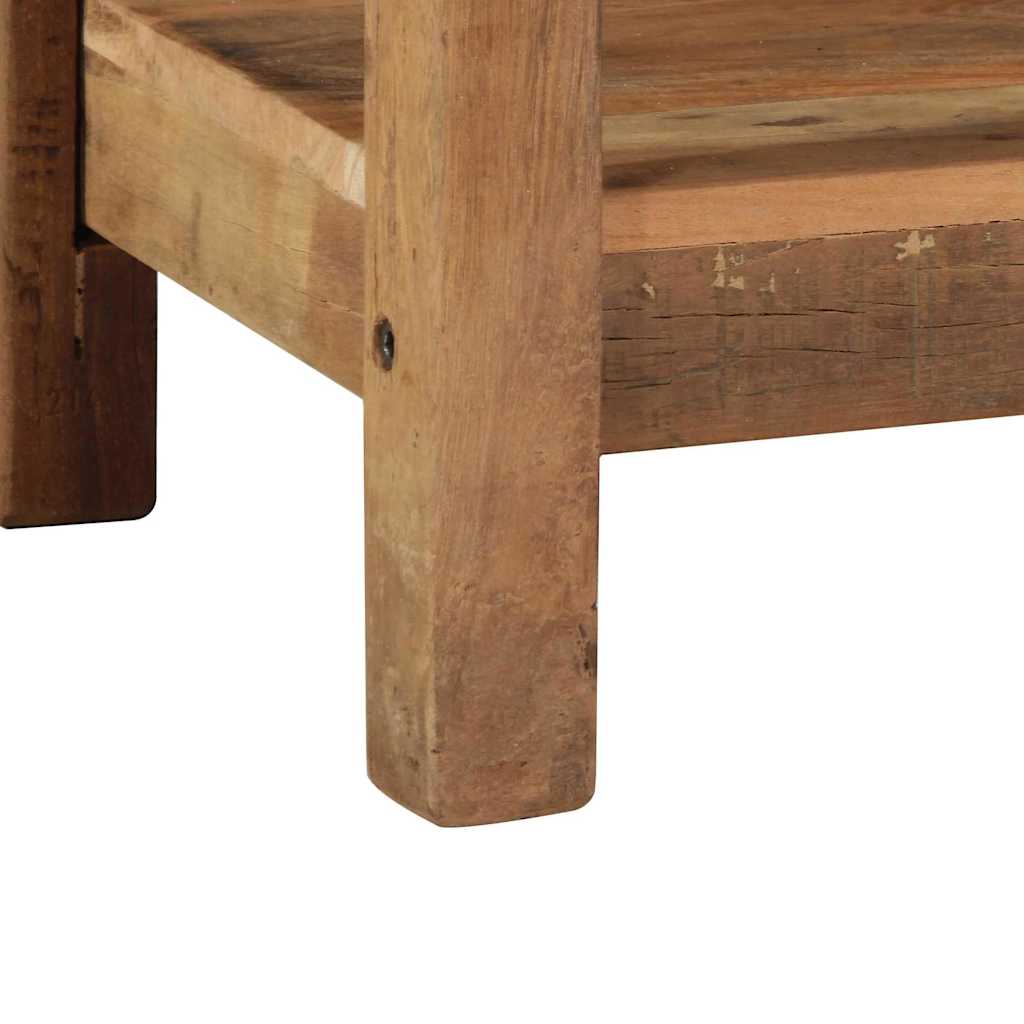 Konsolentisch Braun 107 x 33 x 76 cm Massives upgecyceltes Holz