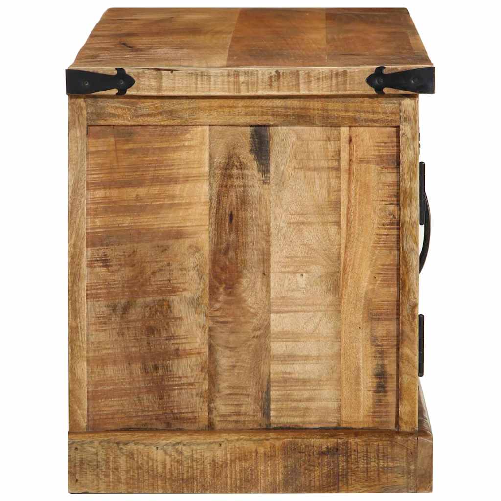 Schuhschrank mit Regal Braun 110 x 38 x 45 cm Massivholz Mango