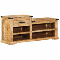 Bank mit Schubladen Braun 110 x 35 x 50 cm Raue Mango