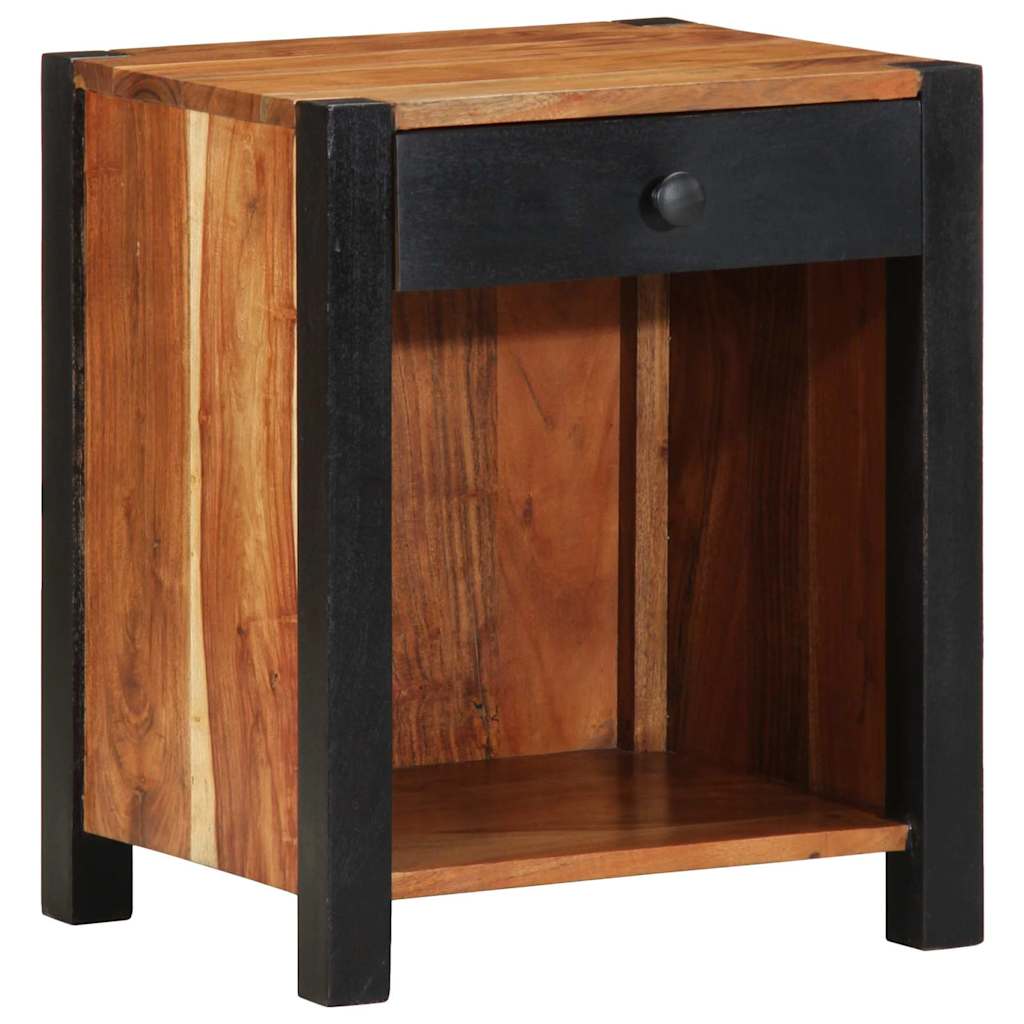 Nachttisch Braun 40 x 35 x 50 cm Massivholz Akazie