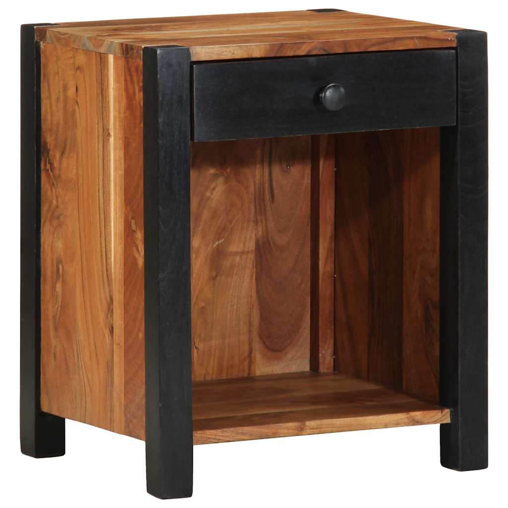 Nachttisch Braun 40 x 35 x 50 cm Massivholz Akazie